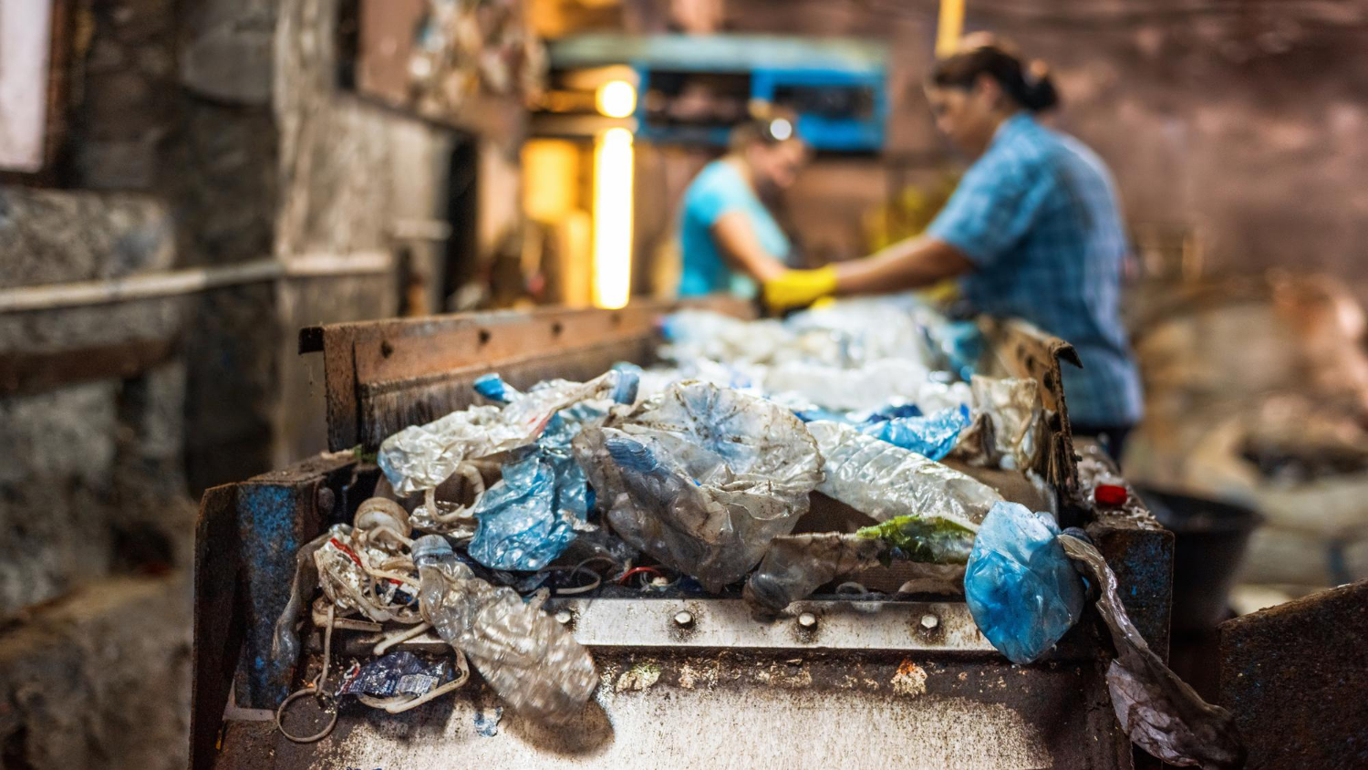 crew working on waste management