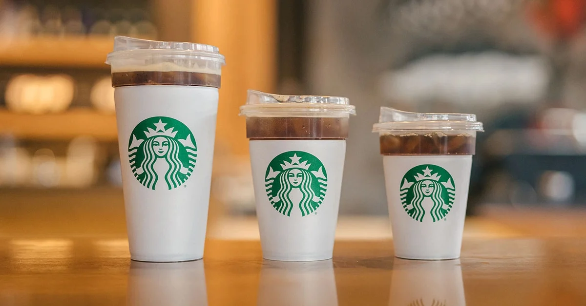 starbucks sizes